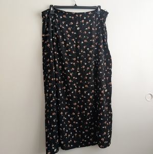 Shein Floral Midi-Skirt
